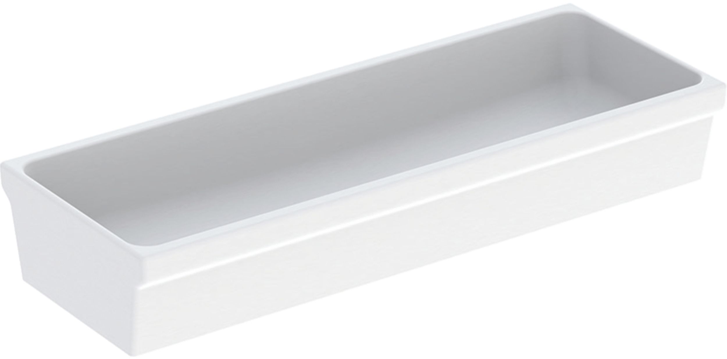 Geberit Publica Waschbecken 90x45 cm rechteckig Aufsatzwaschbecken weiß 500.899.00.1