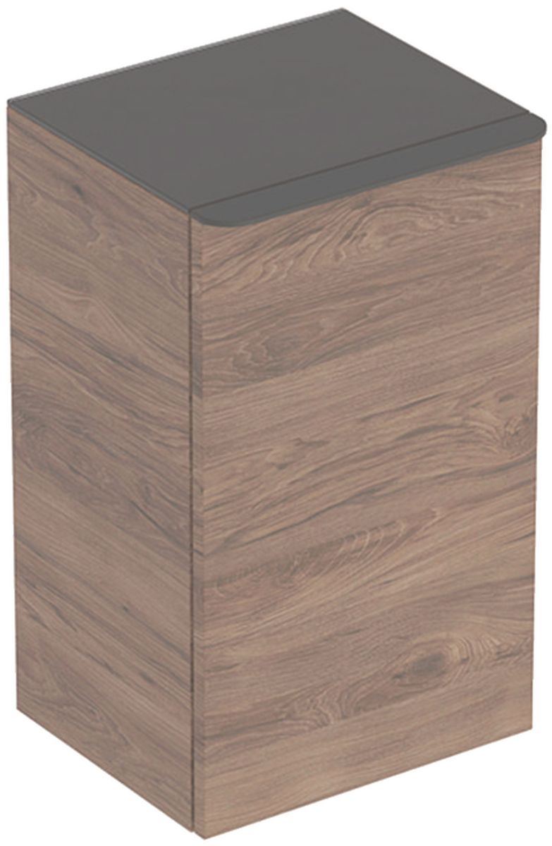Geberit Smyle Square Kabinett 36x32.6x60 cm Seitenschrank hängend nuss 500.360.JR.1