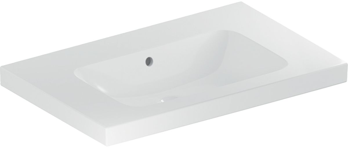 Geberit iCon Waschbecken 75x48 cm rechteckig Möbel weiß 501.839.00.4
