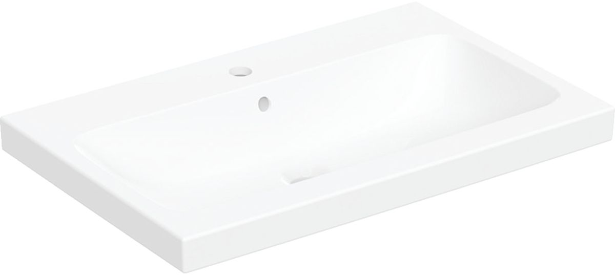 Geberit iCon Waschbecken 75x48 cm rechteckig Möbel weiß 501.848.00.2