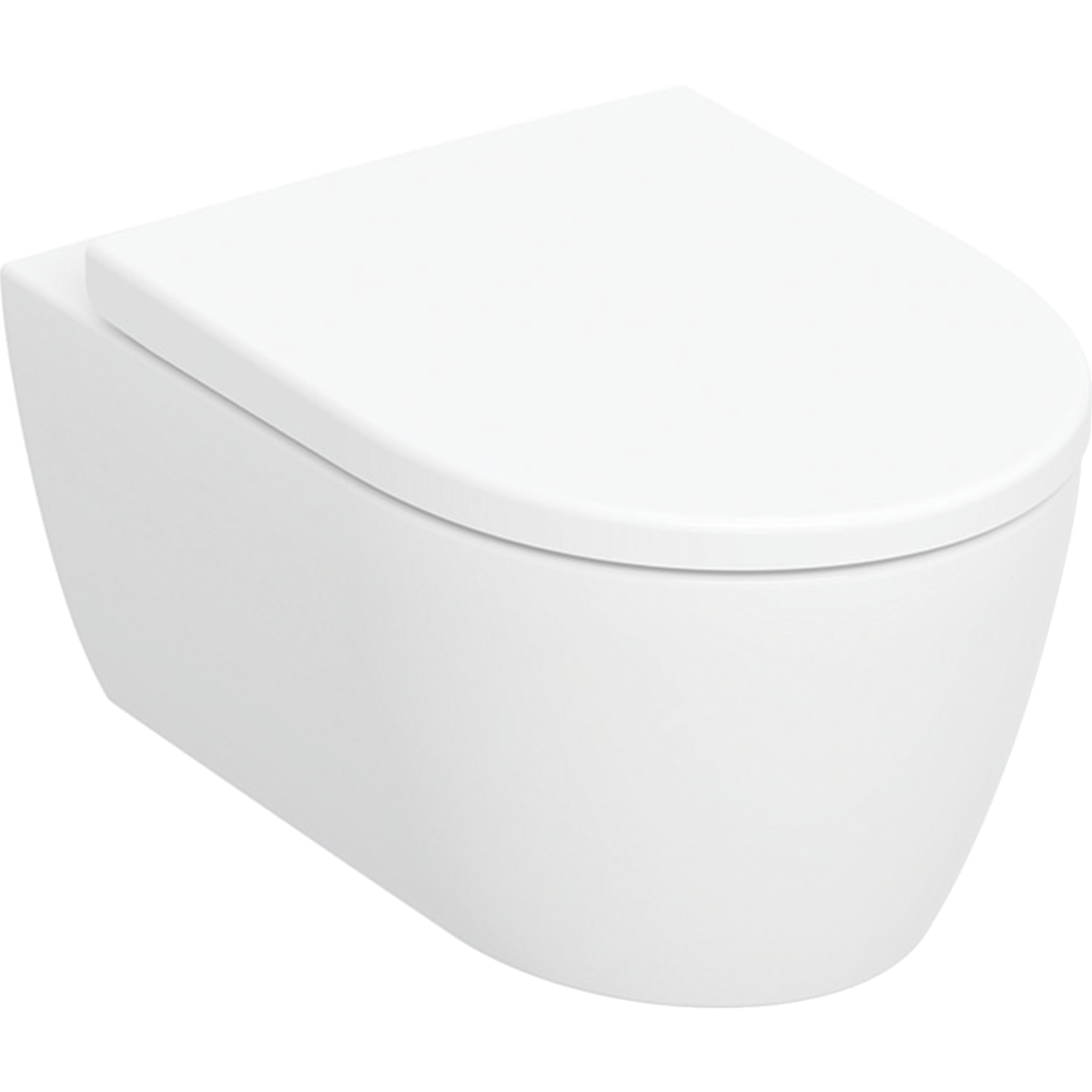 Geberit iCon WC-Set mit Sitz hängend Spülrandlos weiß Glanz 501.664.00.1