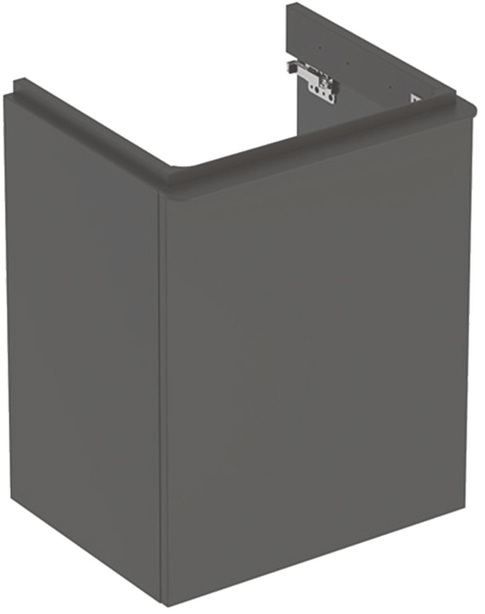 Geberit Smyle Square Kabinett 49.2x40.6x61.7 cm Unterschrank hängend schwarz 500.364.JK.1