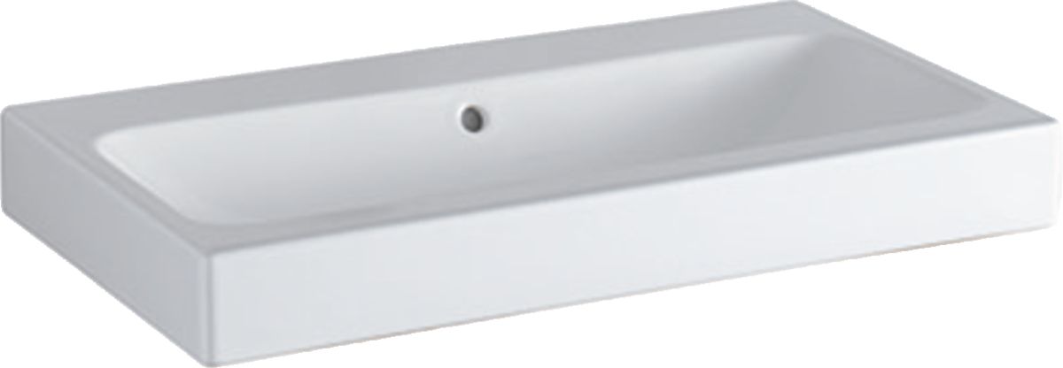 Geberit iCon Waschbecken 75x48 cm rechteckig Klassisch-Möbel weiß 124078600
