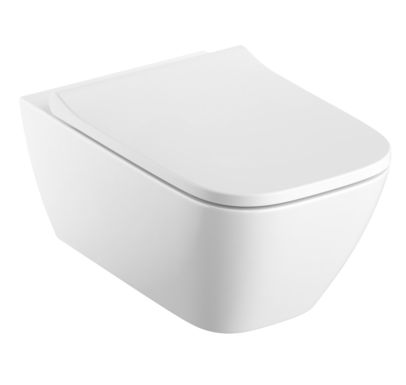 Geberit Smyle Square WC-Becken hängend Spülrandlos weiß 500.208.01.8