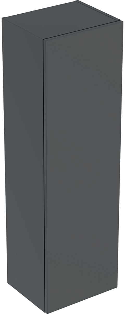 Geberit Smyle Square Kabinett 36x29.9x118 cm Seitenschrank hängend schwarz 500.361.JK.1
