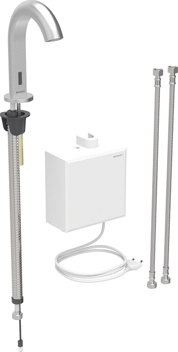 Geberit Piave Waschtischarmatur Stehend Elektronisch stahl 116.162.SN.1