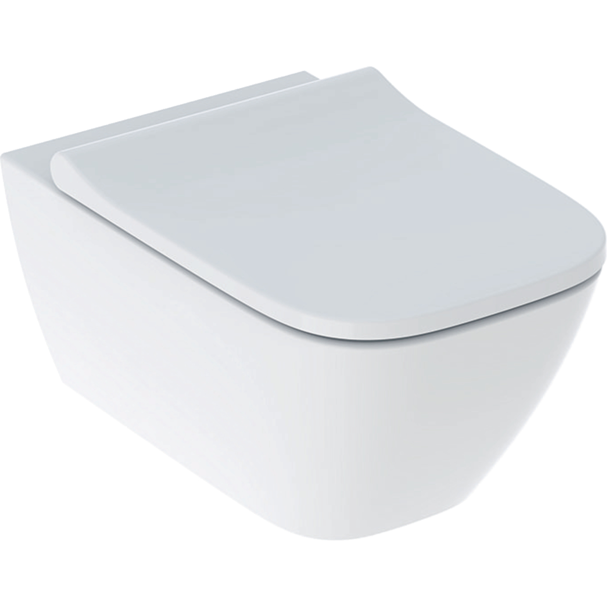 Geberit Smyle Square WC-Set mit Sitz hängend Spülrandlos weiß 500.683.00.2