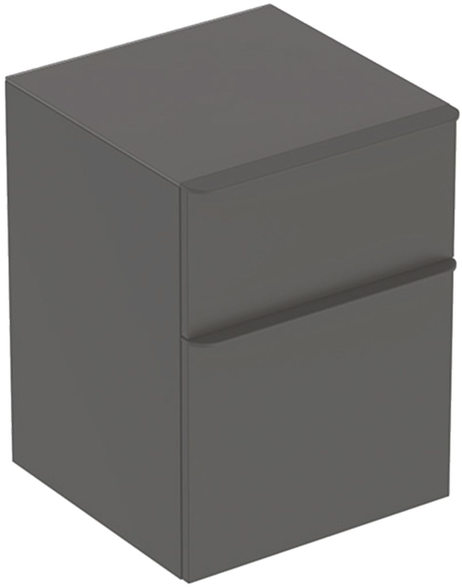 Geberit Smyle Square Kabinett 45x47x60 cm Seitenschrank hängend schwarz 500.357.JK.1