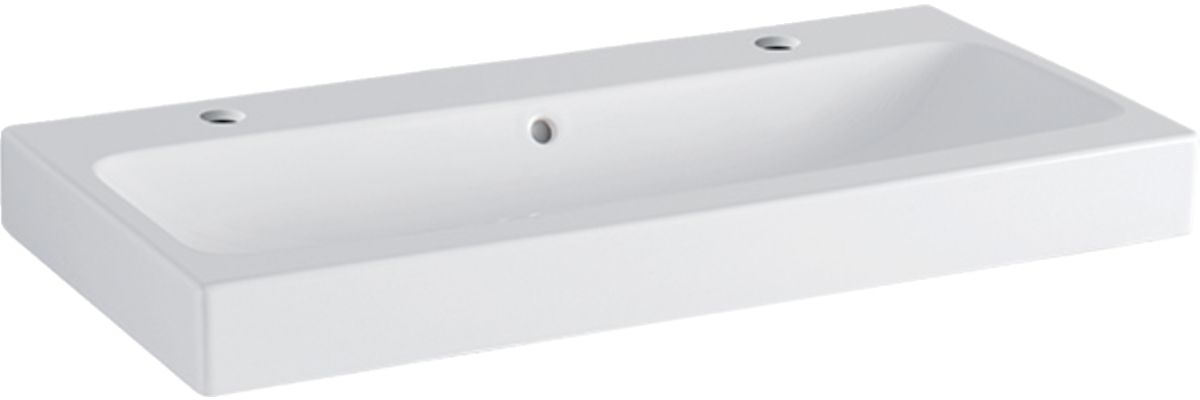 Geberit iCon Waschbecken 90x48.5 cm rechteckig Möbel weiß 502.924.00.1