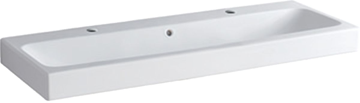 Geberit iCon Waschbecken 120x48 cm rechteckig Möbel weiß 124020600