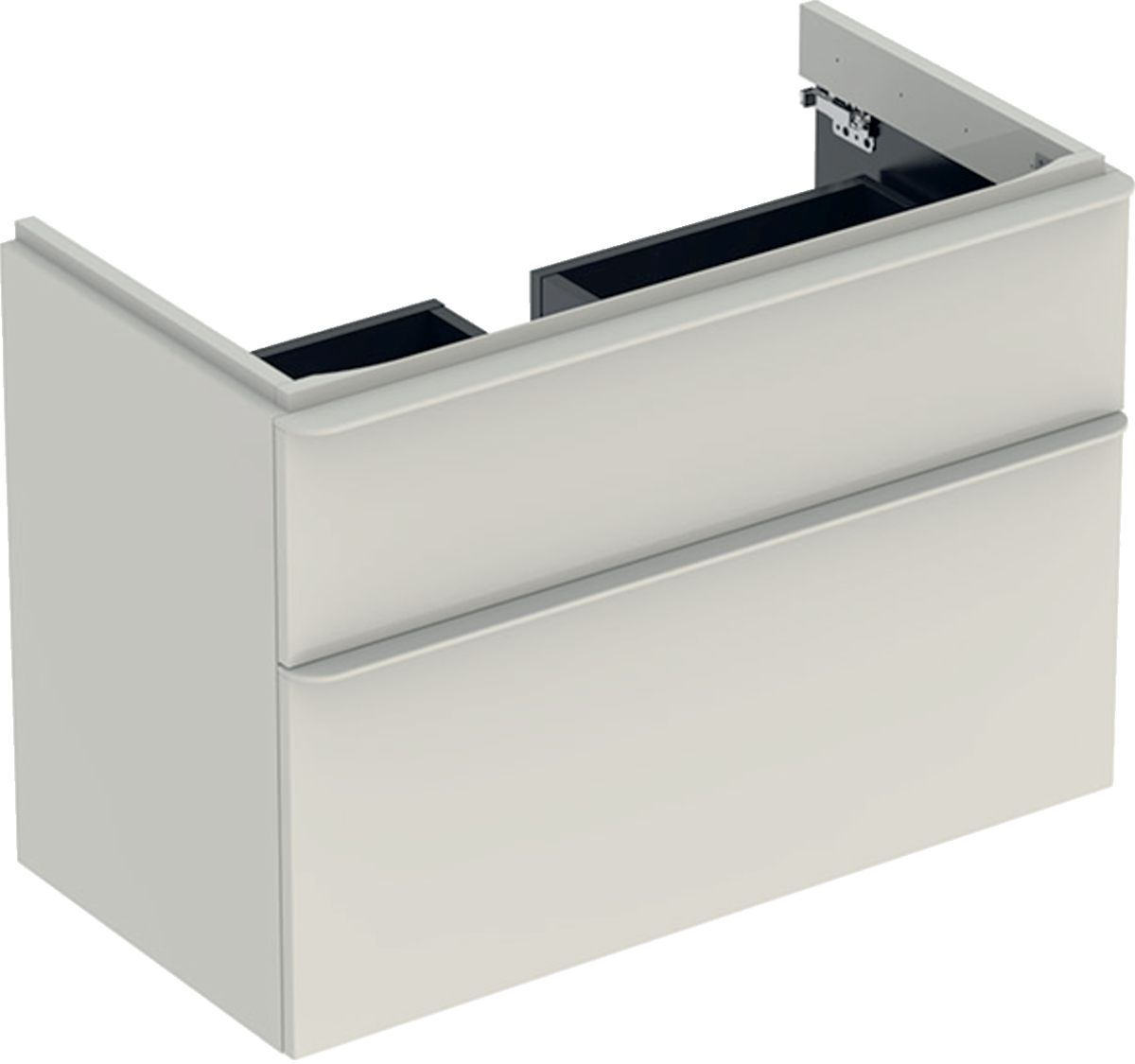 Geberit Smyle Square Dekorativer Tisch 88.4x47x61.7 cm Unterschrank hängend grau 500.354.JL.1