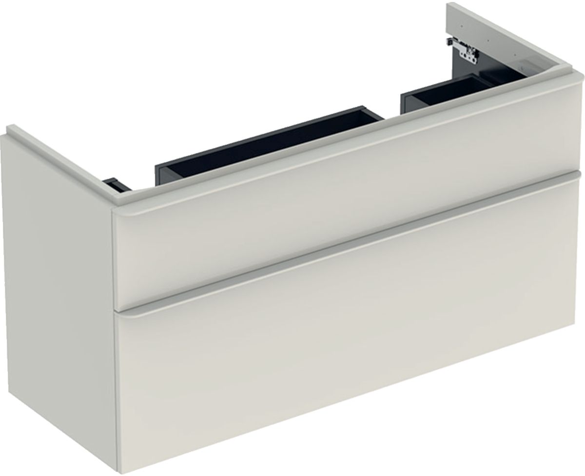Geberit Smyle Square Dekorativer Tisch 118.4x47x61.7 cm Unterschrank hängend grau 500.356.JL.1