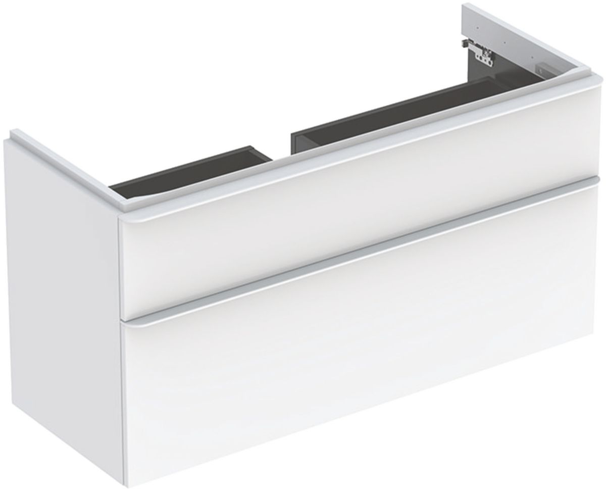 Geberit Smyle Square Kabinett 118.4x47x61.7 cm Unterschrank hängend weiß 500.355.00.1