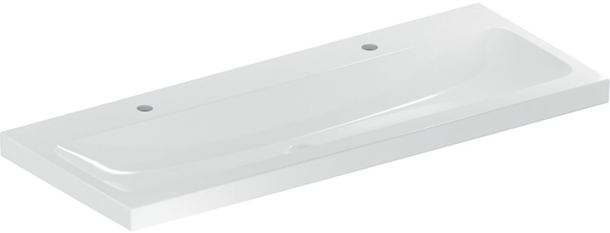 Geberit iCon Waschbecken 120x48 cm rechteckig Möbel weiß 501.837.00.6