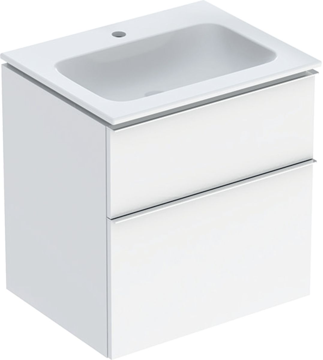 Geberit iCon Waschbecken mit Unterschrank 60 cm weiß 502.331.01.2