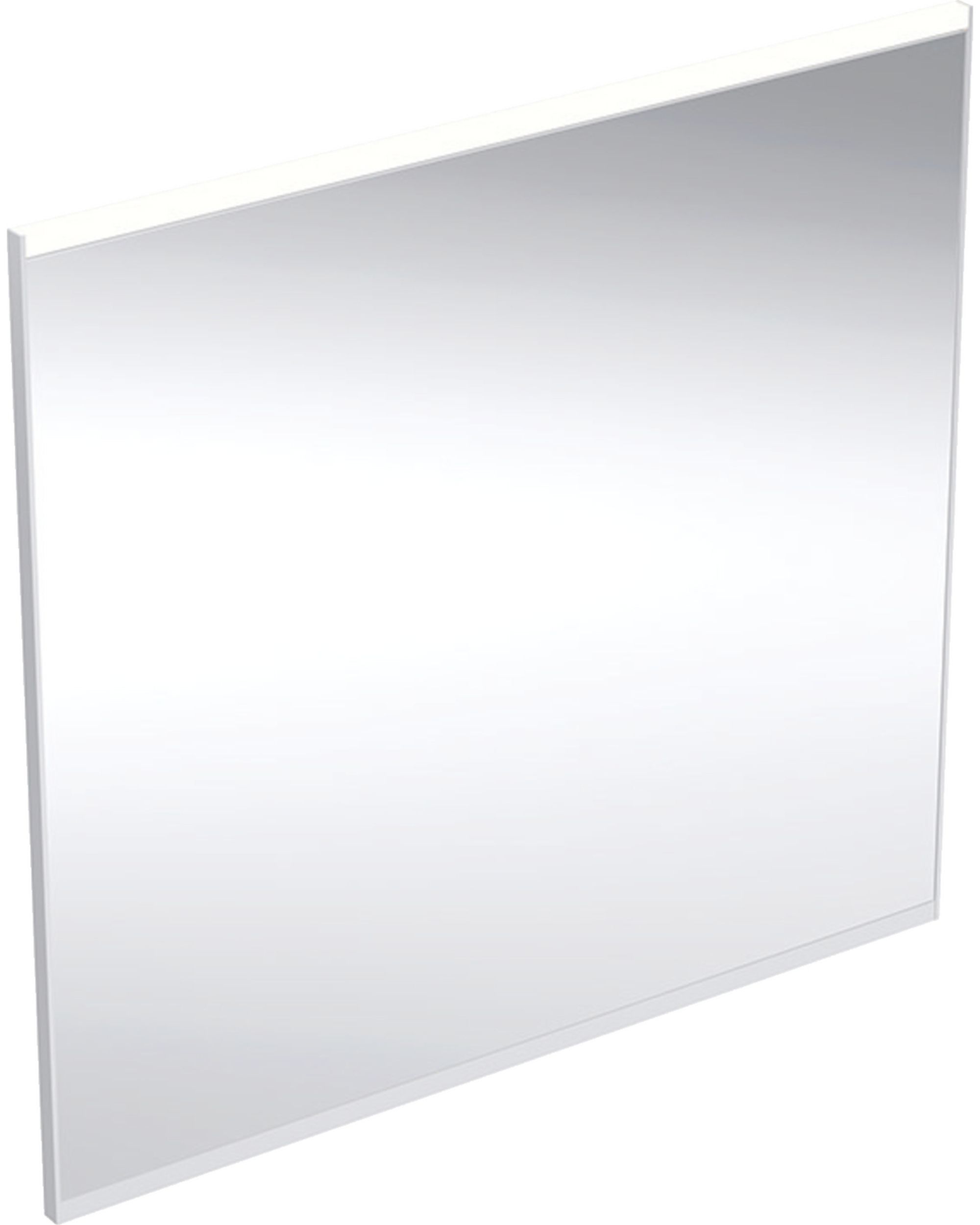Geberit Option Plus Square Spiegel 75x70 cm rechteckig mit Beleuchtung mit Spiegelheizung 502.782.00.1