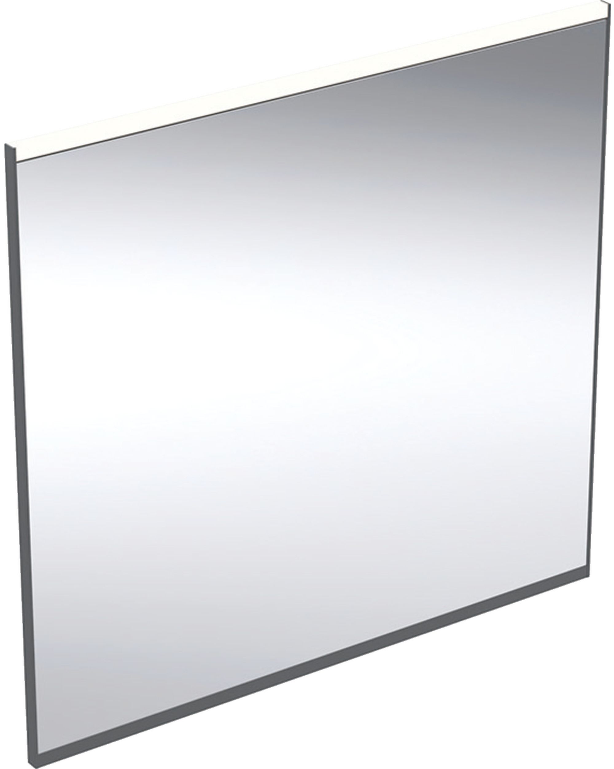 Geberit Option Plus Square Spiegel 75x70 cm rechteckig mit Beleuchtung mit Spiegelheizung 502.782.14.1