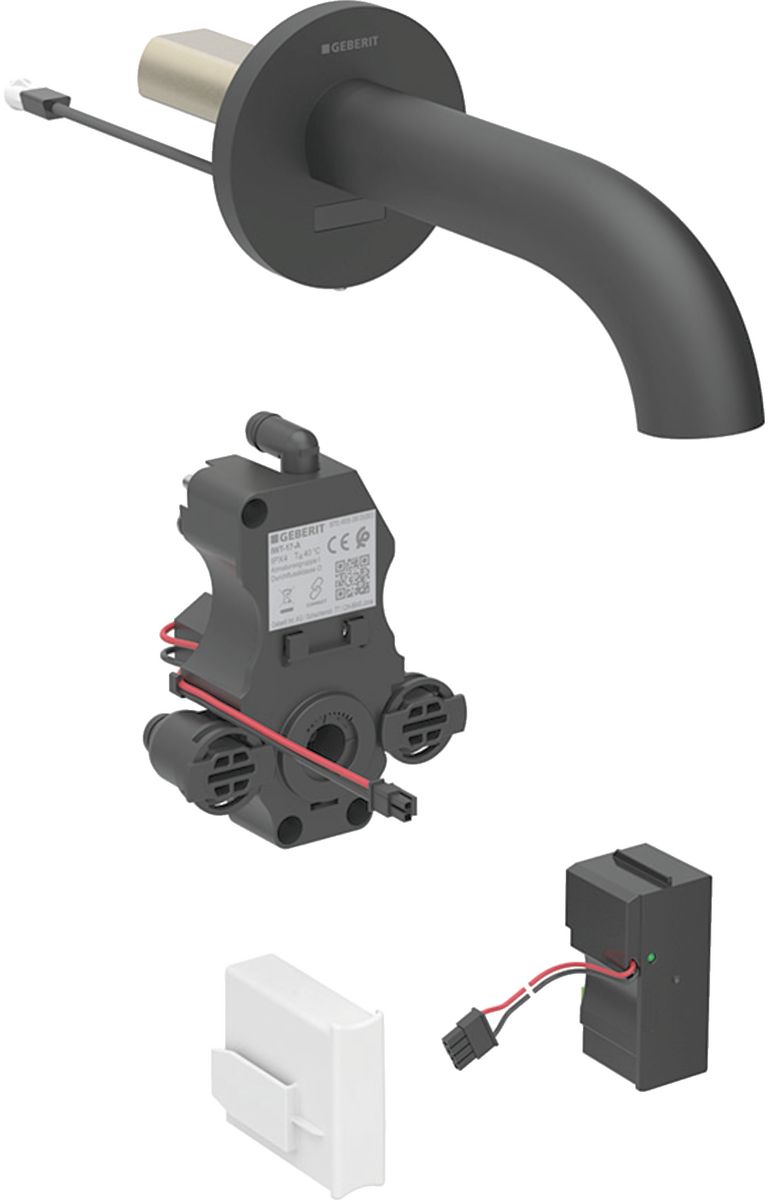 Geberit Piave Waschbeckenventil Unterputz Elektronisch schwarz 116.281.14.1