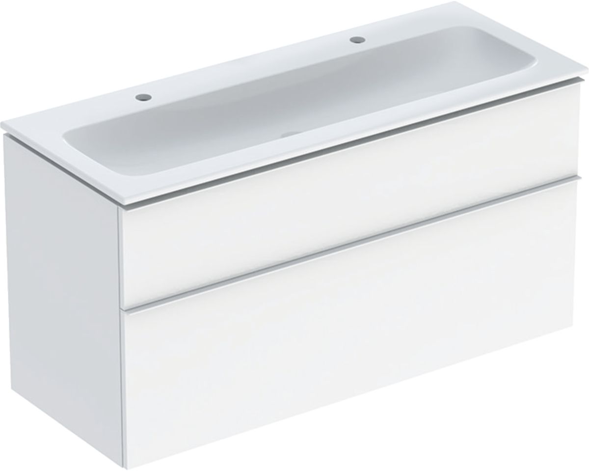 Geberit iCon Waschbecken mit Unterschrank 120 cm weiß 502.334.01.2