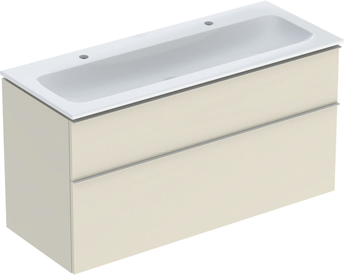 Geberit iCon Waschbecken mit Unterschrank 120 cm grau 502.334.JL.1