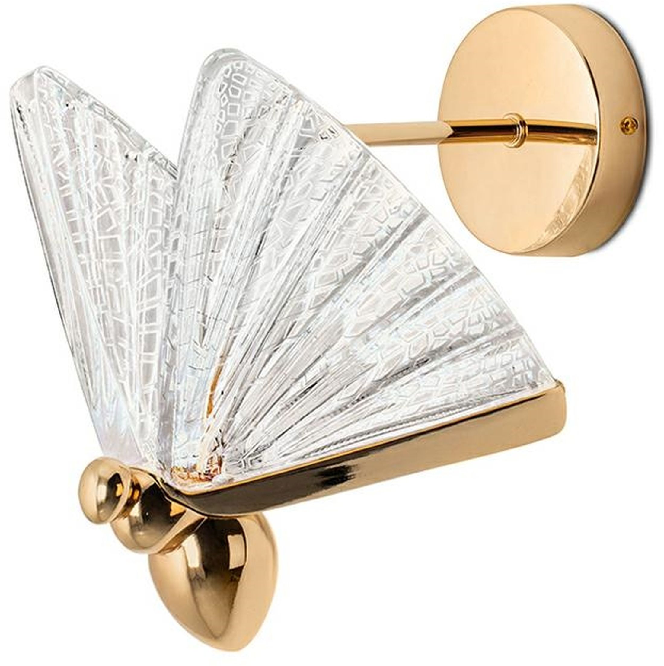 Moosee Butterfly Leuchter 1x7 W transparent-gold MSE010100324
