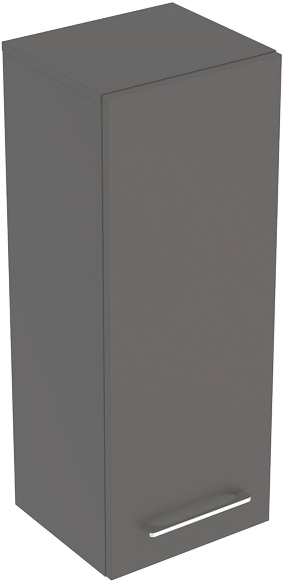 Geberit Selnova Square Kabinett 33x29.7x85 cm Seitenschrank hängend lava 501.277.00.1