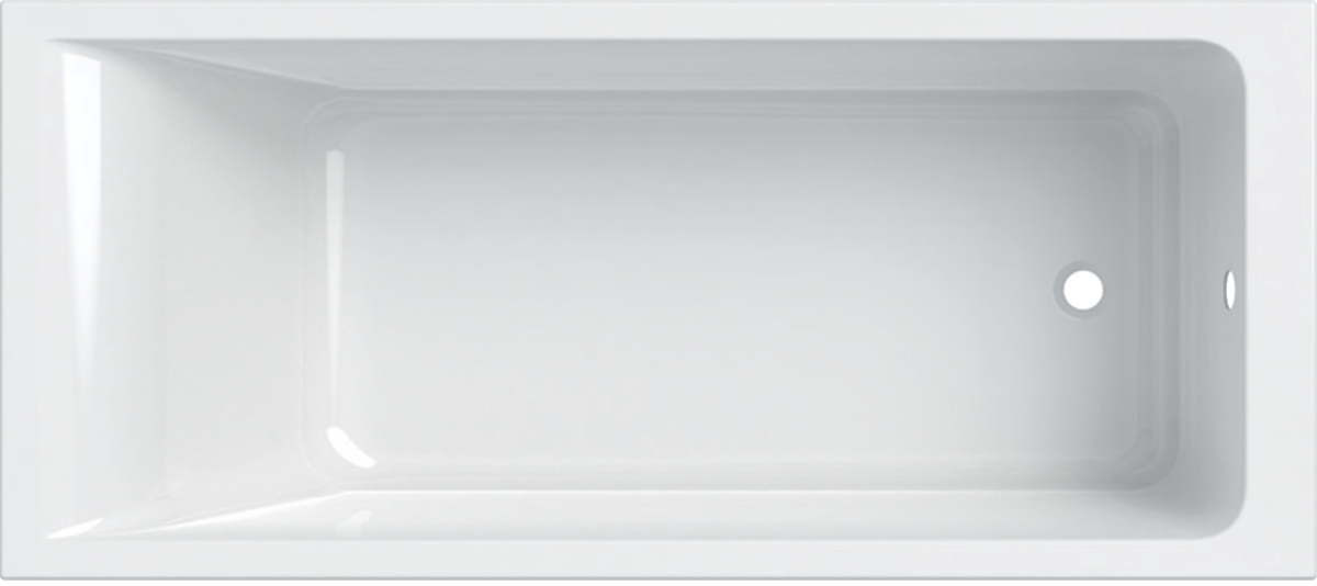 Geberit Selnova Square Rechteckige Badewanne 170x75 cm weiß 554.385.01.1