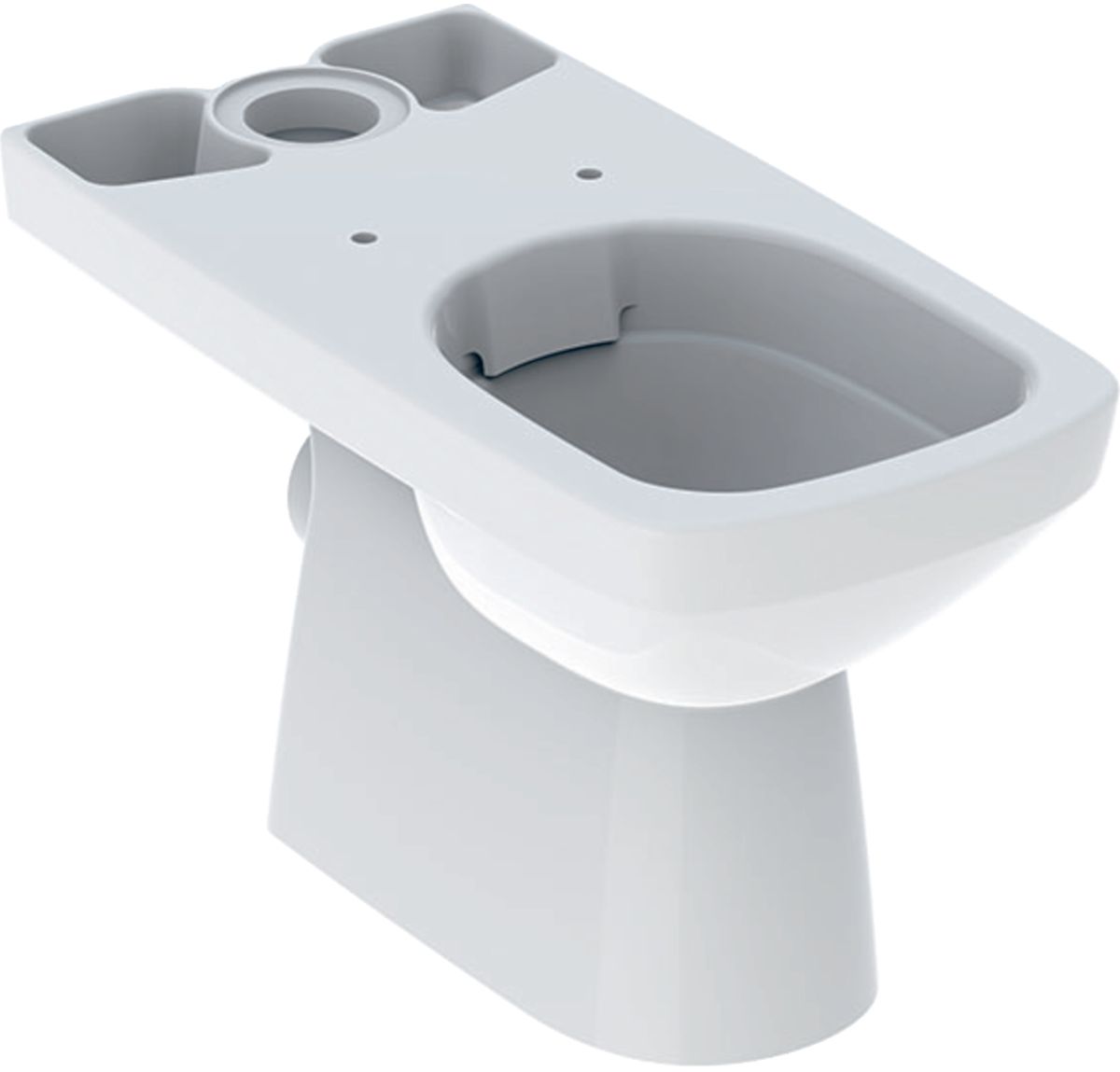 Geberit Selnova Square WC-Becken stehend Spülrandlos weiß 501.563.01.7
