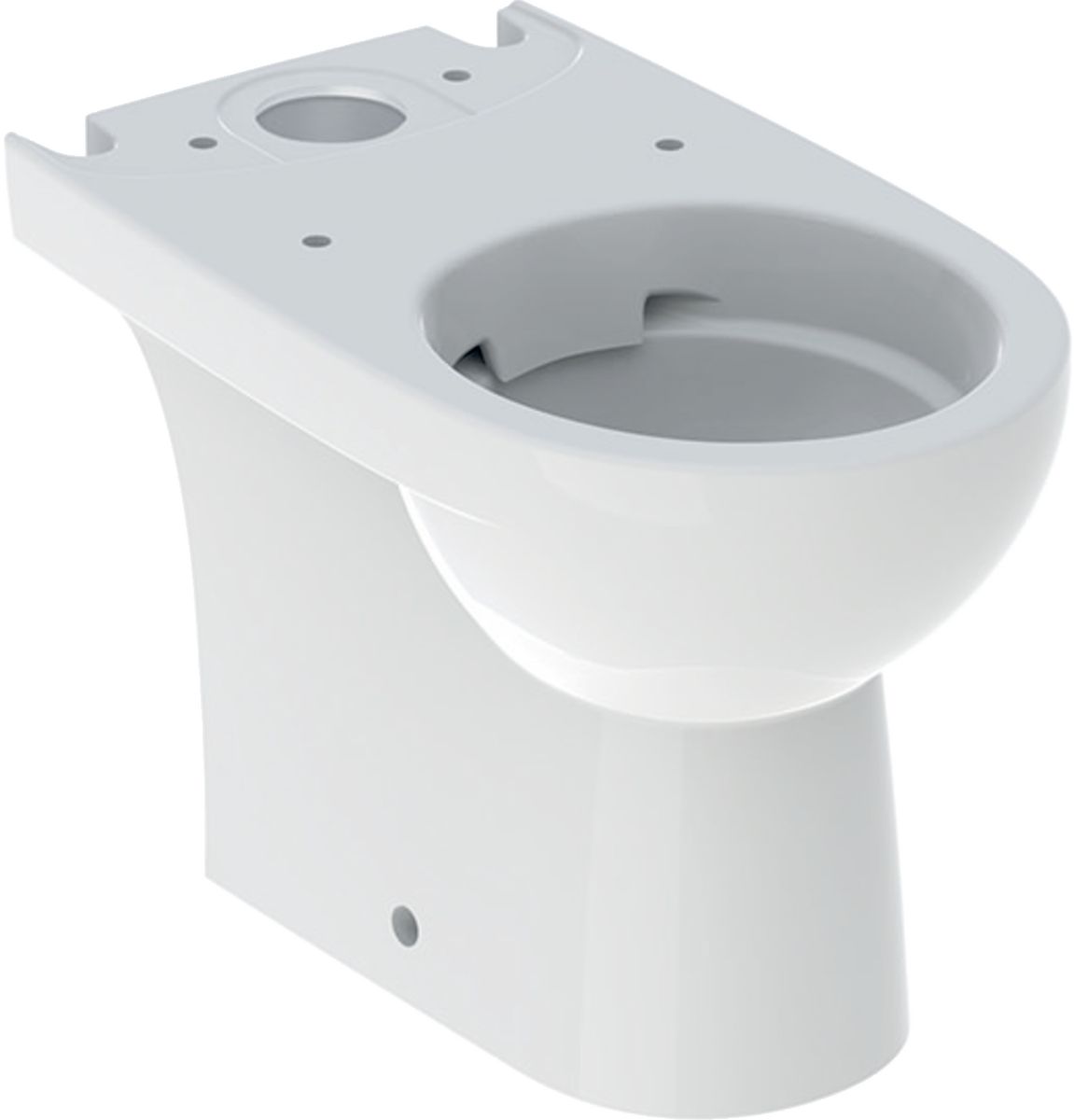 Geberit Selnova Compact WC-Becken stehend Spülrandlos weiß 500.478.01.7