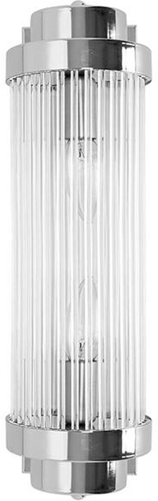 Moosee Column Leuchter 2x40 W transparent-silber MSE010100360