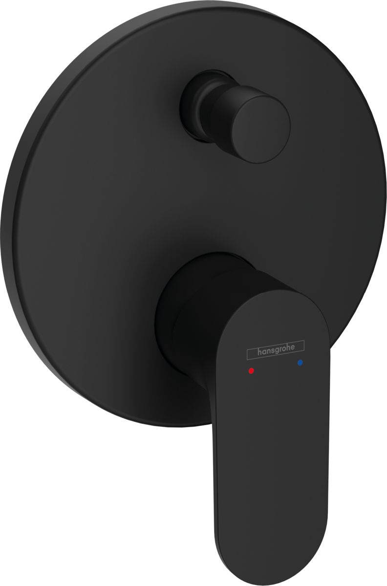 Hansgrohe Rebris S Badewannen- und Duscharmatur Unterputz schwarz 72466670
