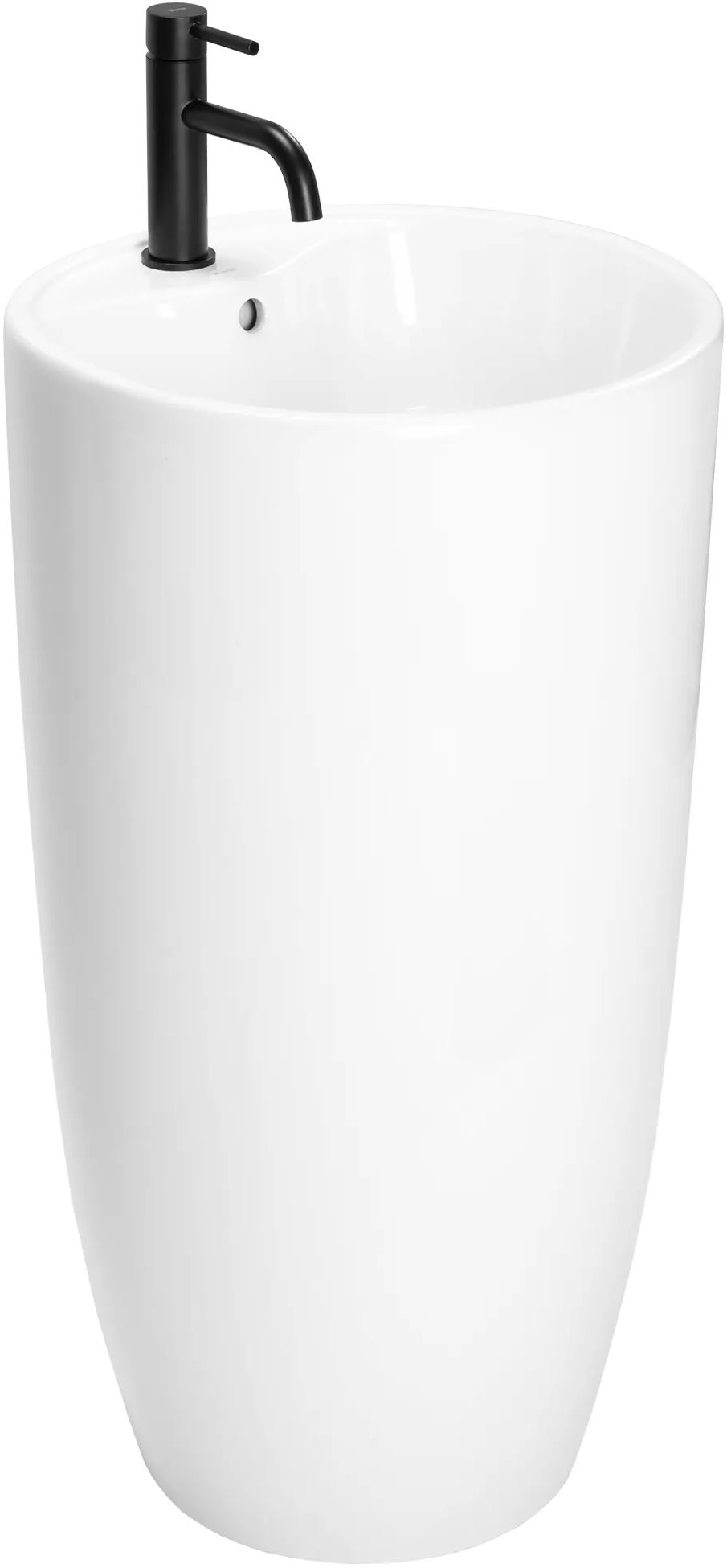 Rea Anya Waschbecken 45x45 cm rund Freistehend weiß REA-U6503