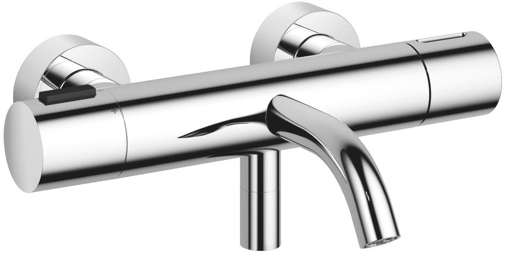 Dornbracht Meta Badewannen- und Duscharmatur Wandmontage mit Thermostat chrom 34201979-00