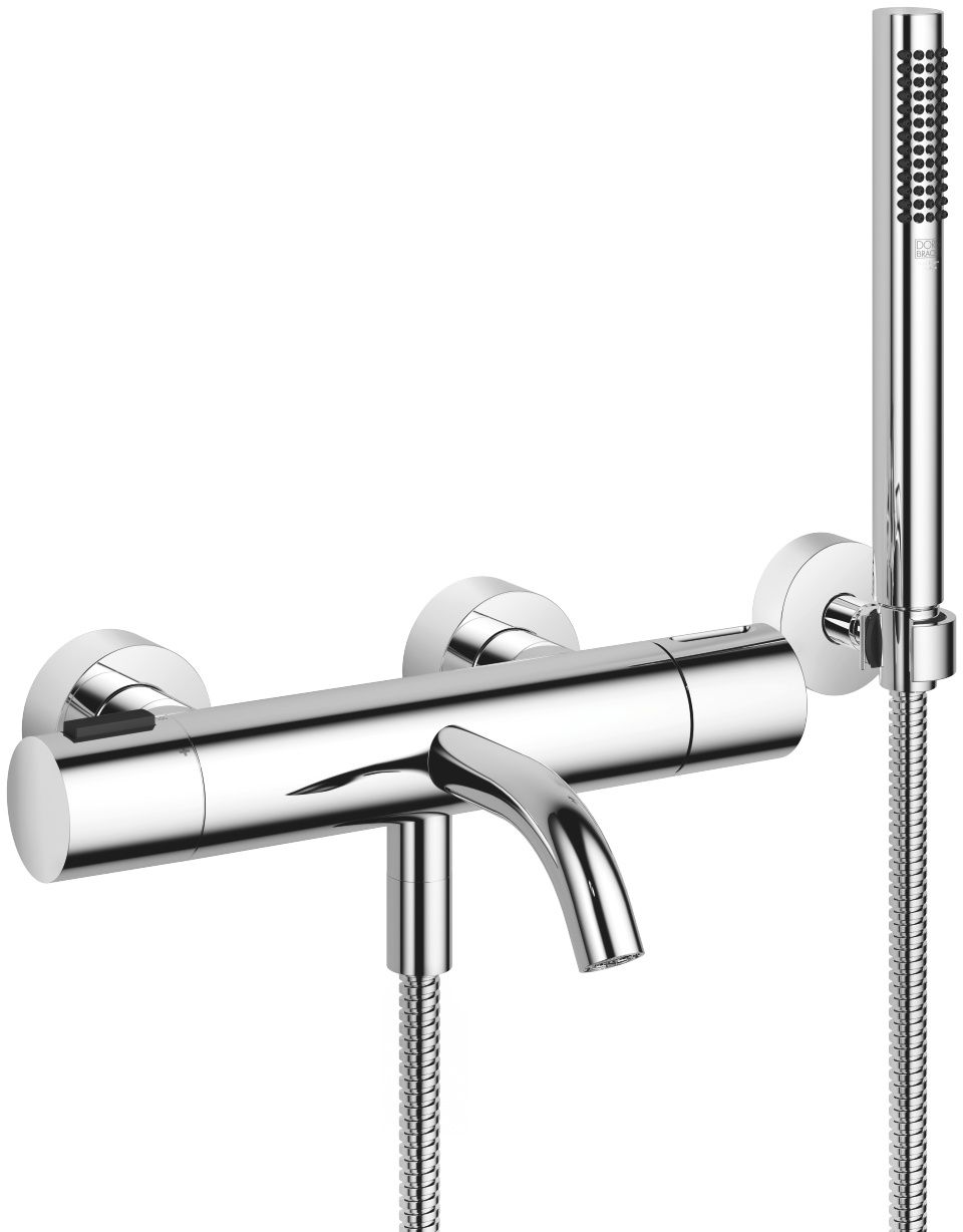 Dornbracht Meta Badewannen- und Duscharmatur Wandmontage mit Thermostat chrom 34234979-00