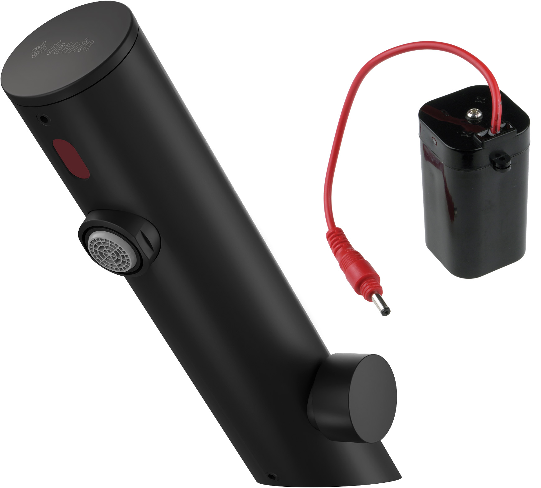 Deante Sense Waschtischarmatur Stehend Elektronisch schwarz BQR_N29R