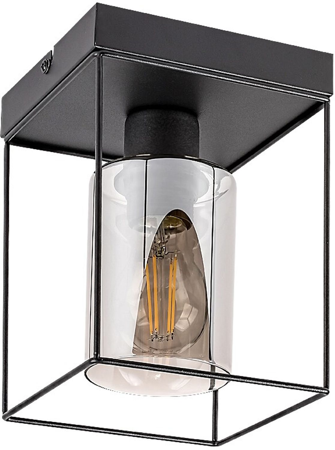 Rabalux Chadwick Deckenlampe 1x25 W schwarz-verraucht 71031