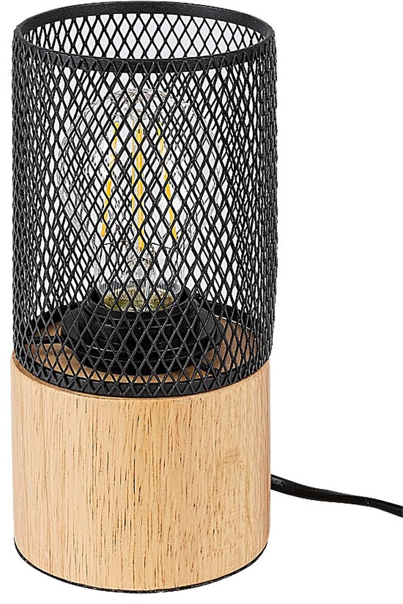 Rabalux Callum Tischlampe 1x25 W schwarz-holz 74040