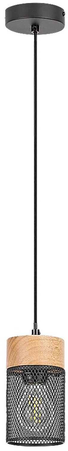 Rabalux Callum Pendelleuchte 1x25 W schwarz-holz 72041