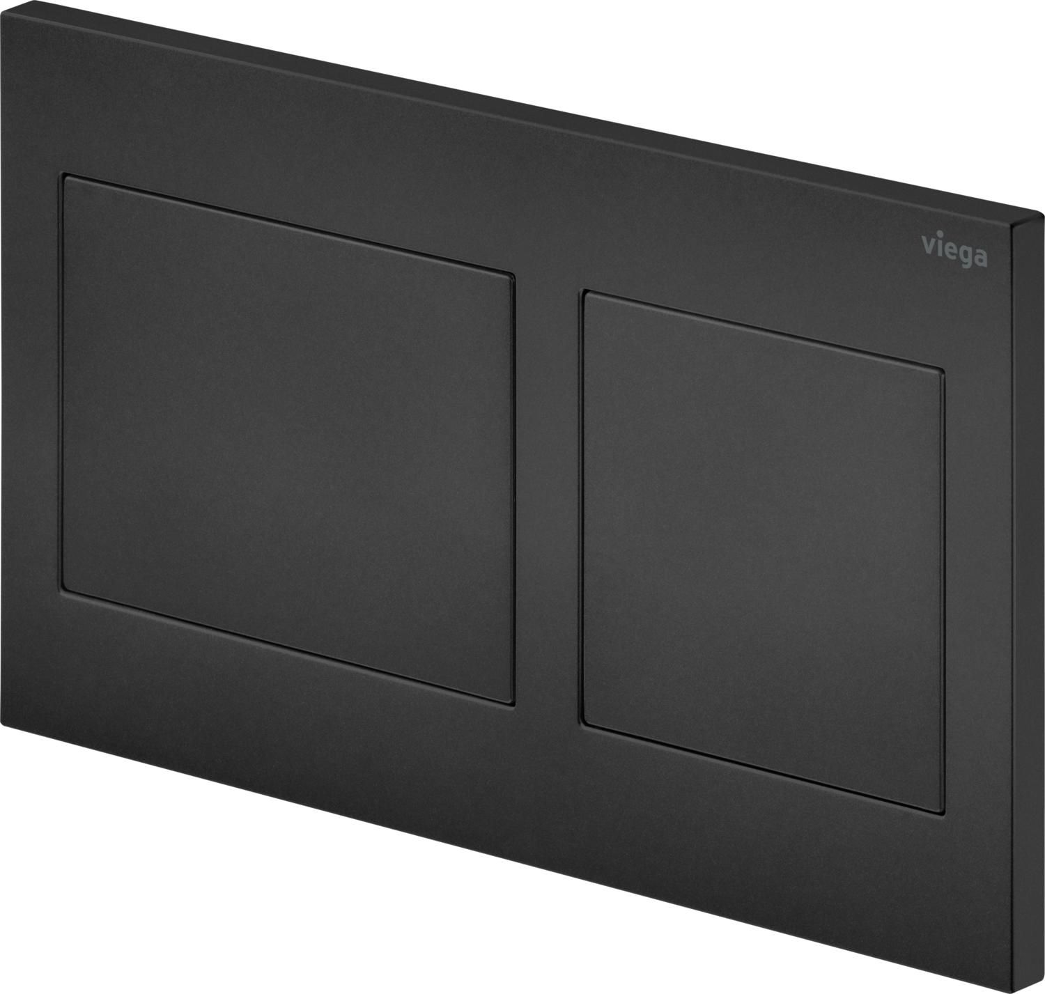 Viega Visign Betätigungsplatte für Toilette schwarz 801724