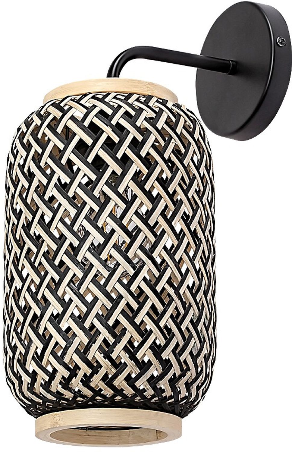 Rabalux Adalla Leuchter 1x40 W schwarz-holz 71091