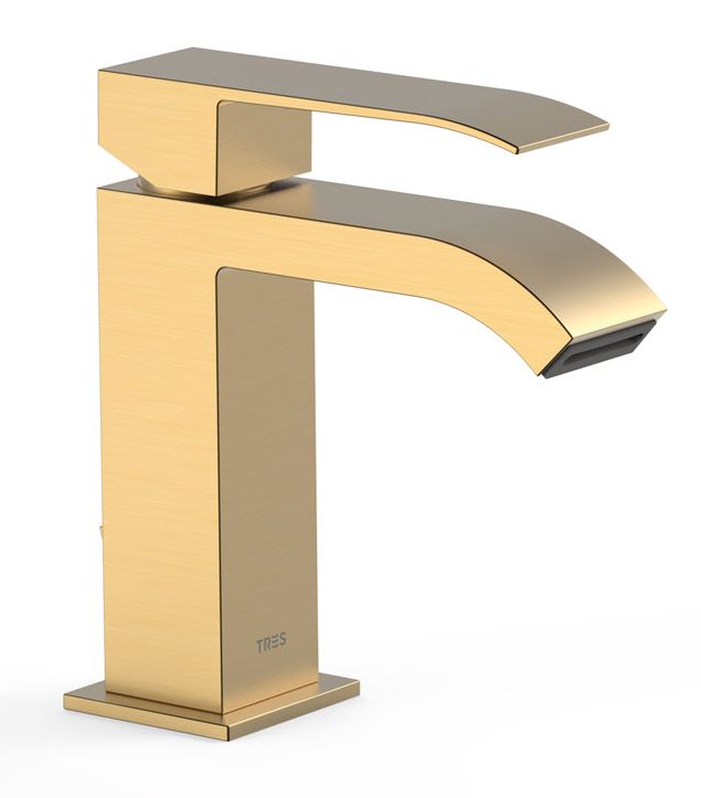 Tres Cuadro-Tres Waschtischarmatur Stehend gold 00610101OM