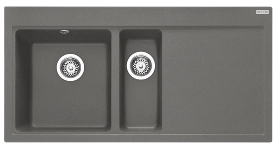 Franke Mythos granitspüle 100x51.5 cm grau/graphit/onyx 114.0675.933