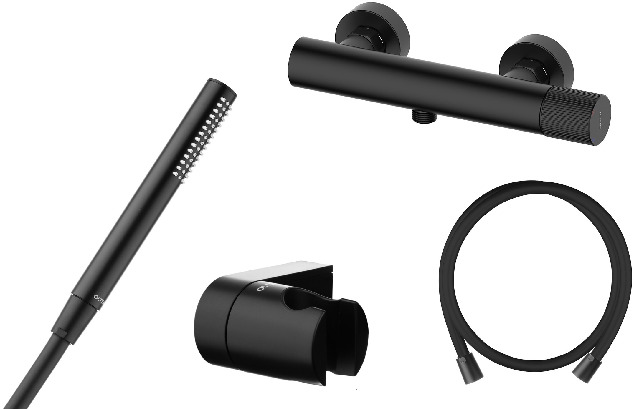 Set Duschbatterie Oltens Hamnes 33005300, Handbrause Oltens Ume 37102300, 37200300, 37402300