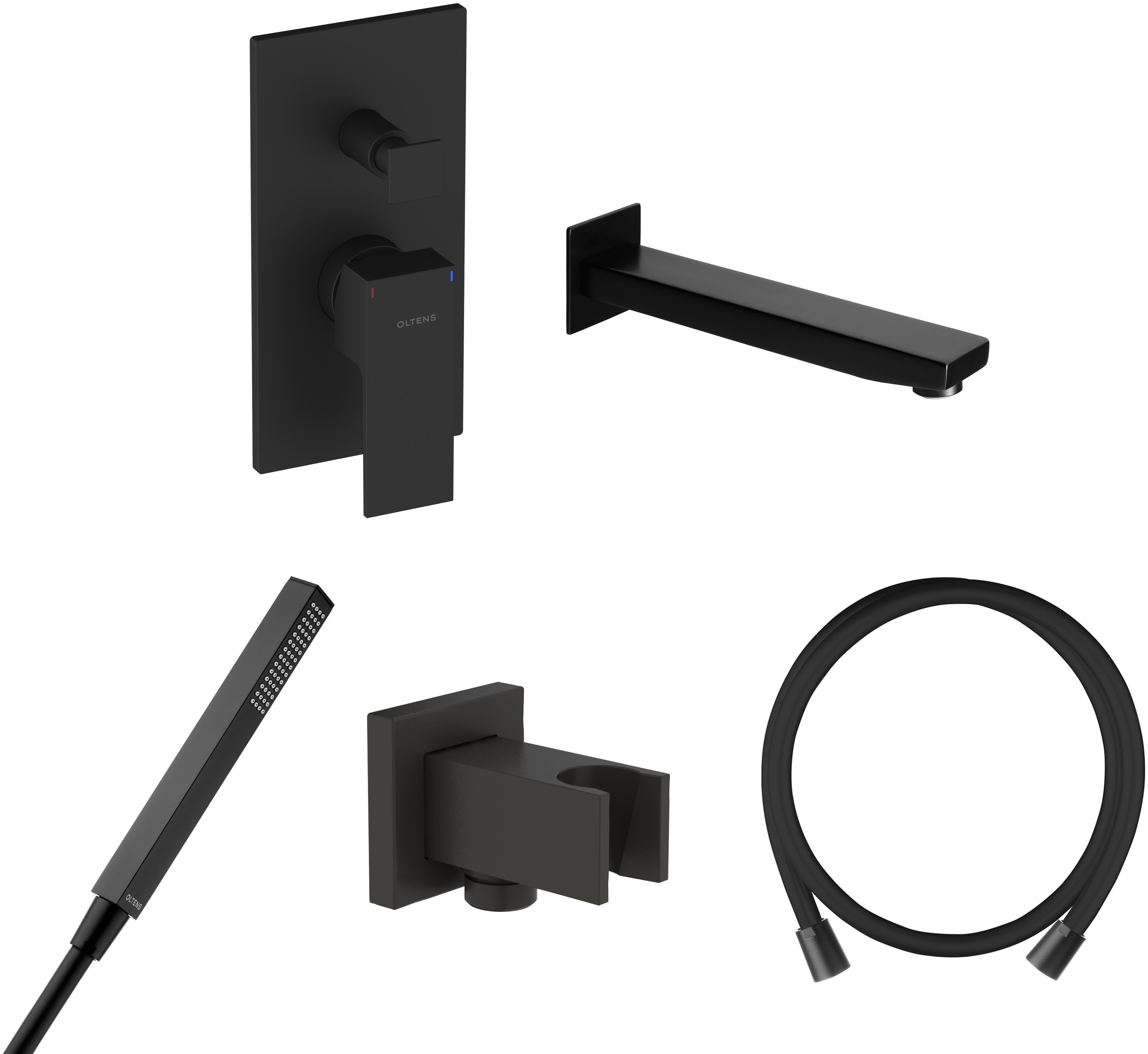 Set Badewannen- und Duscharmatur Oltens Gota 34101300, Auslauf für Badewannenarmatur Oltens Gota 39101300, 39303300, 37103300, 37200300