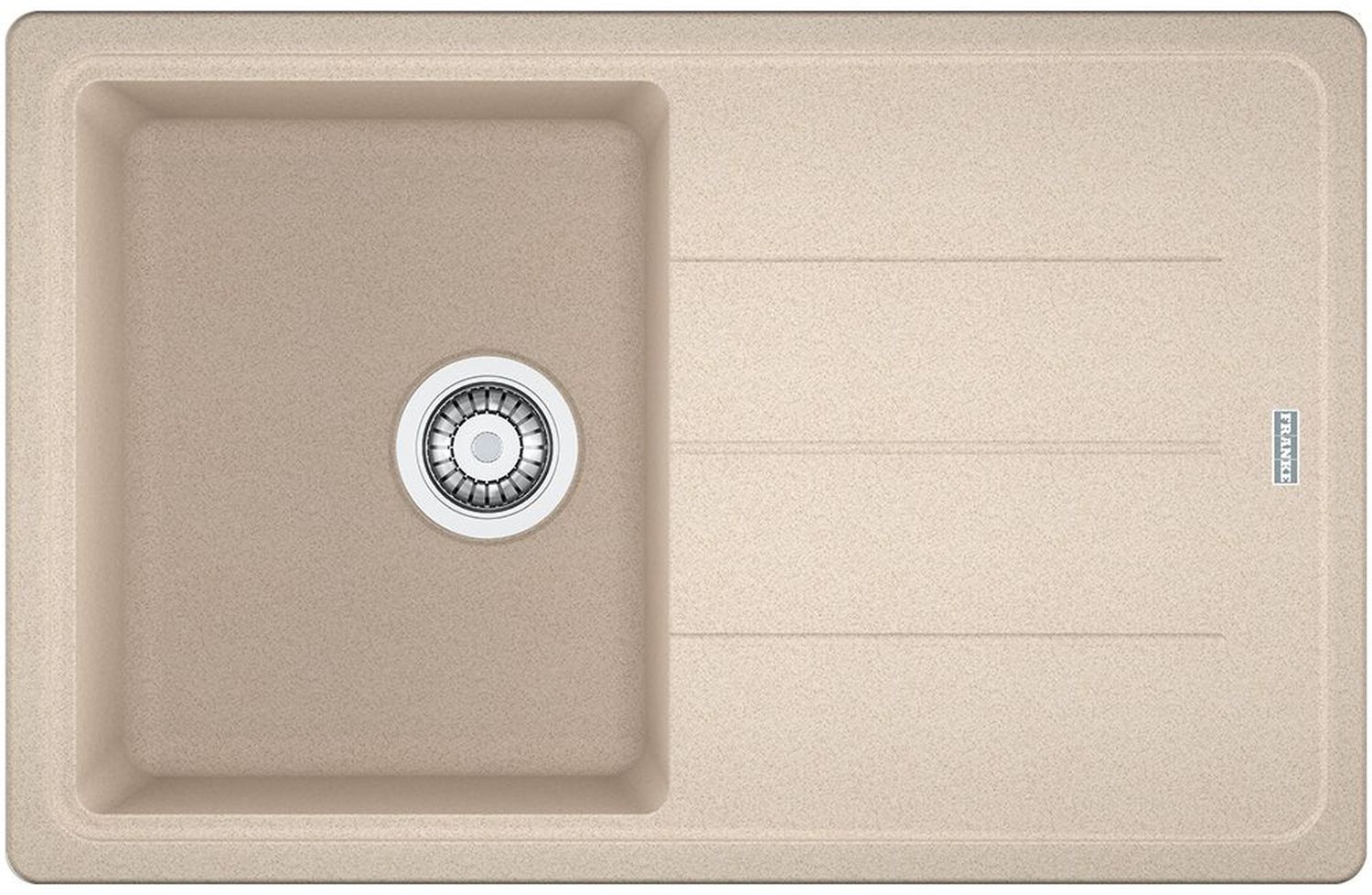 Franke Basis granitspüle 78x50 cm beige 114.0676.293