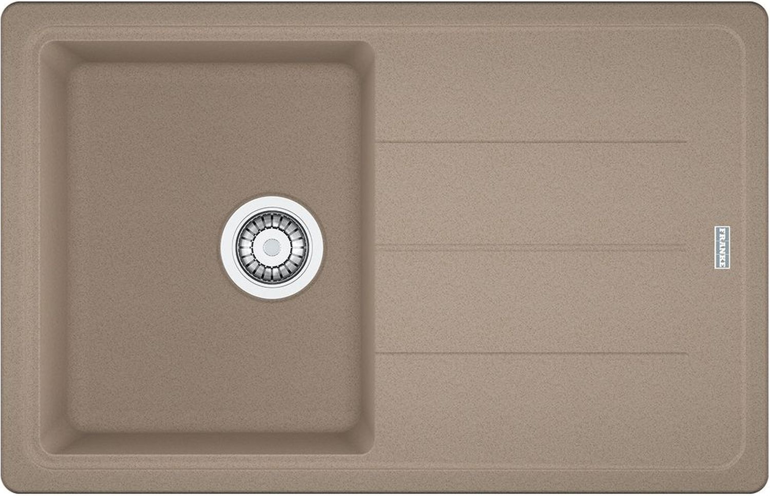 Franke Basis granitspüle 78x50 cm braun 114.0676.294
