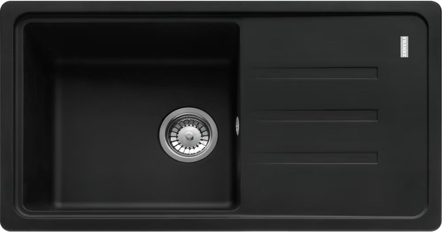 Franke Bliss granitspüle 78x43.5 cm schwarz 114.0676.312