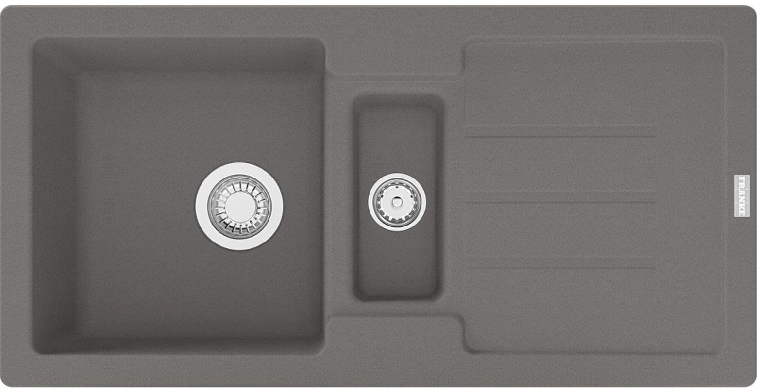 Franke Strada granitspüle 86x43.5 cm grau/graphit/onyx 114.0676.321