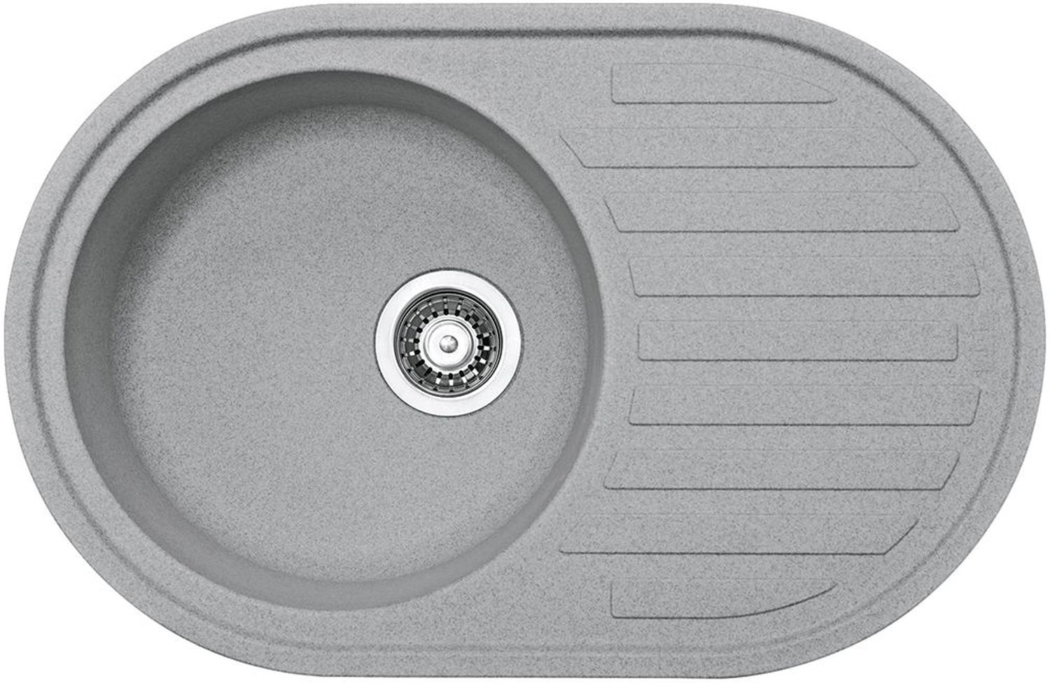 Franke Ronda granitspüle 77x50 cm grau/graphit/onyx 114.0676.331