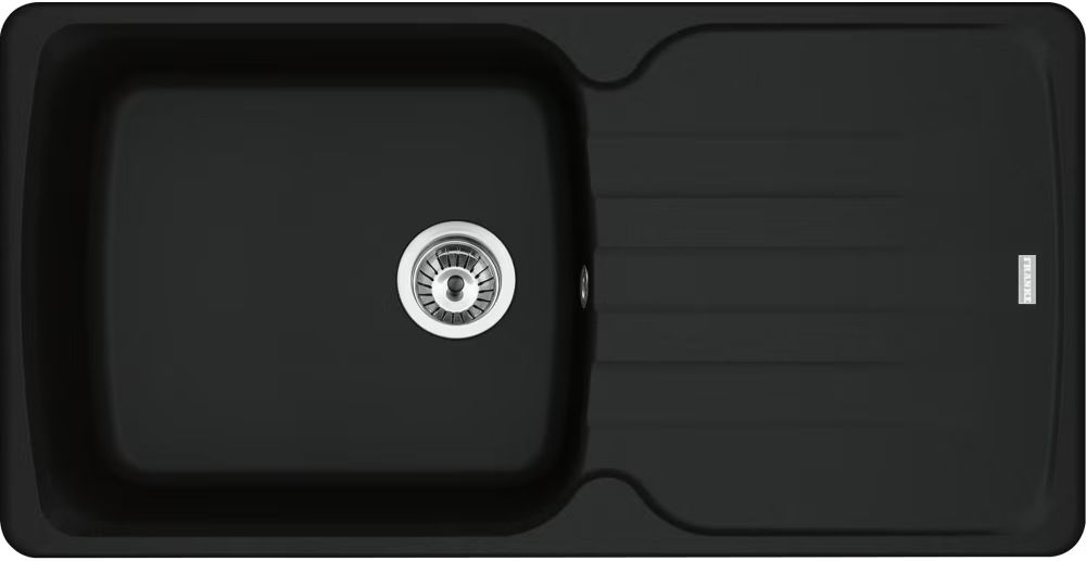 Franke Antea granitspüle 97x50 cm schwarz 114.0676.241